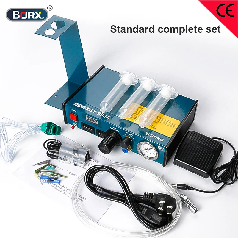 High precision glue dispenser liuqid pastes and liquids glue dipping machine silicone glue pusher machine