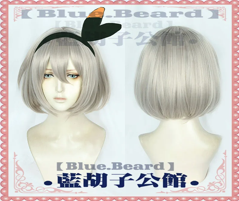 Аниме Покемон меч и щит Bea косплей парик короткие льняные серые термостойкие