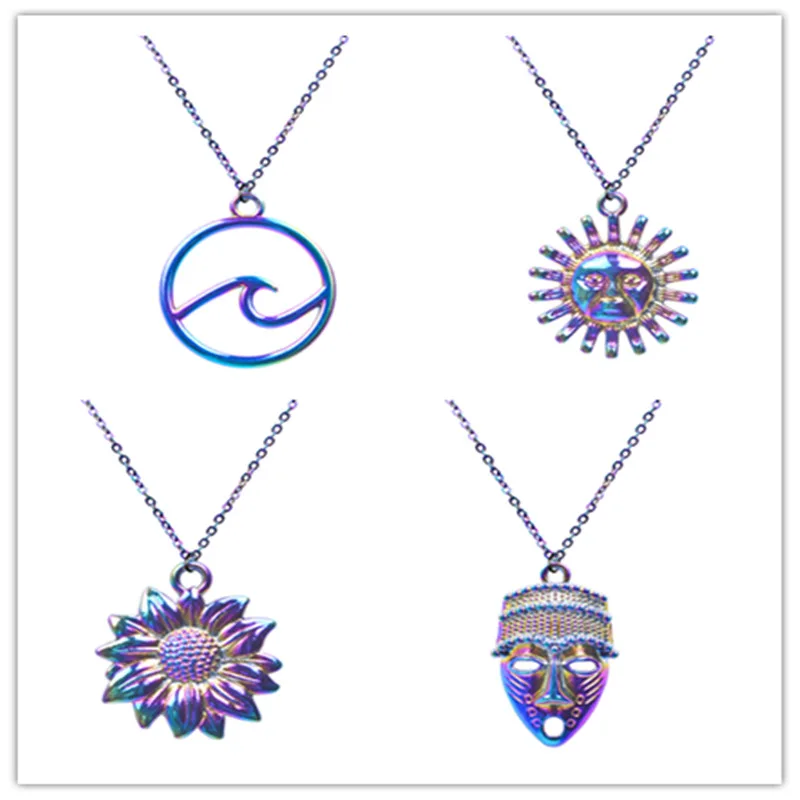 1 шт. новый милый кулон для животного ожерелье сплава Радуга Цвет подсолнечника