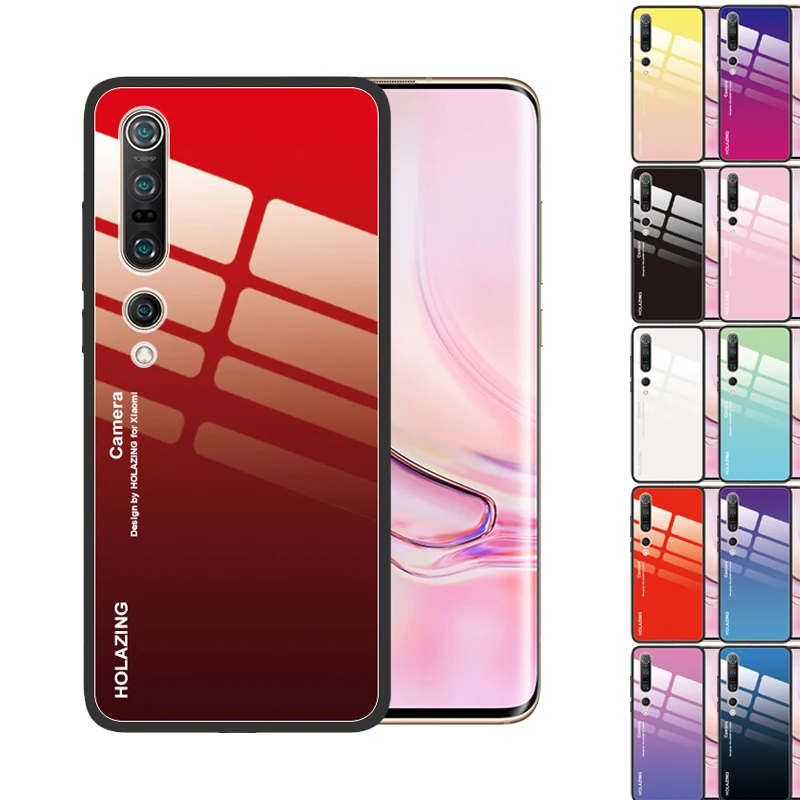 Чехол из закаленного стекла для Xiaomi Mi 10 Pro 5G 9T CC9 CC9E SE 8 Lite Mix 3 A3 POCO X2 F1|Бамперы| |