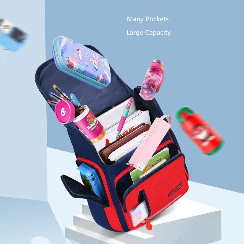 Школьные рюкзаки для мальчиков и девочек OKKID водонепроницаемый синий школьный