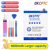new okcftc battery for zte nubia z11 li3829t44p6h806435 nx531j high quality 4600mah rechargeable battery with tools gift