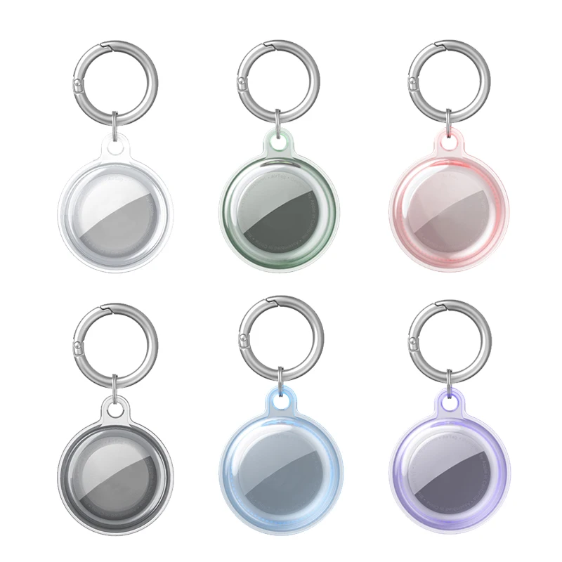 

Защитный чехол для Apple Air Tag, устройство защиты от потери airтеги, кожаный защитный рукав, силикагель, позиционирование, трекер, защита от паден...