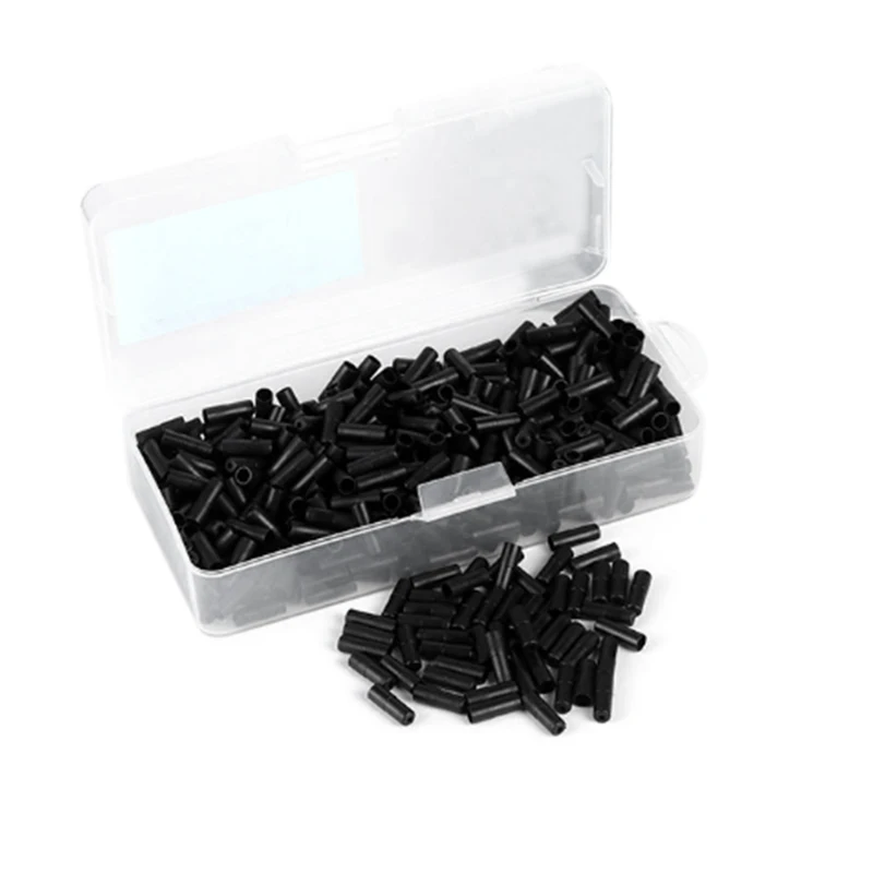 

TRLREQ 500Pcs Mountain Road Bike Bicycle Brake Gear Outer Cable End Caps Tips Crimps Cable Wire Tip Cap Housing