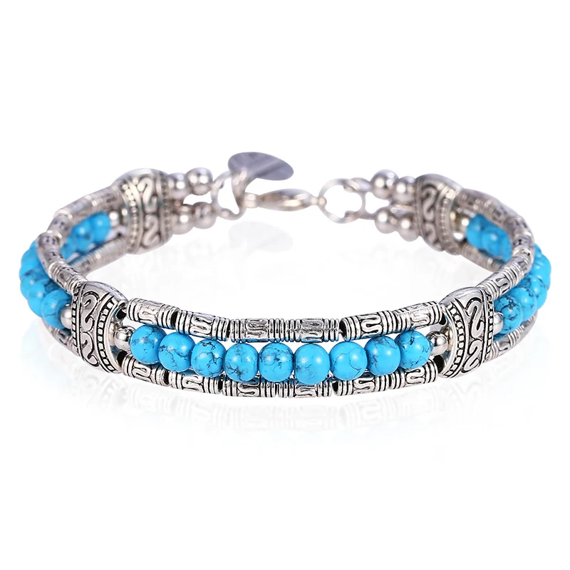 Женский винтажный браслет с бусинами в виде дерева жизни|Браслеты шармами| |