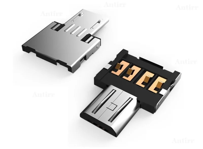 5 шт./лот протестированный Мини Micro USB к разъему OTG кабель адаптер для