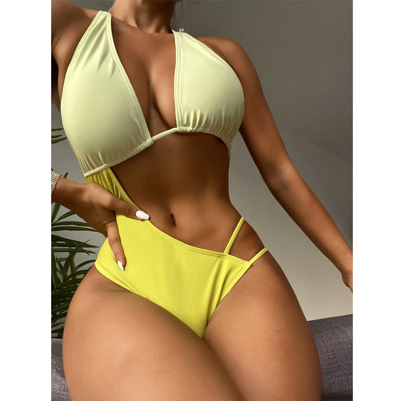 Нарядные купальники Женские купальники 2023 лента Пляжная одежда Бикини с высокой талией Купальник для плавания для женщин сексуальная леди танкини.