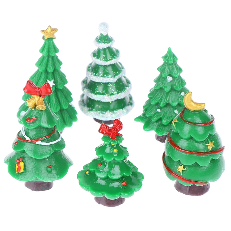 Горячая Распродажа 1 шт. Рождественские ёлки подарки статуэтки сказочные садовые