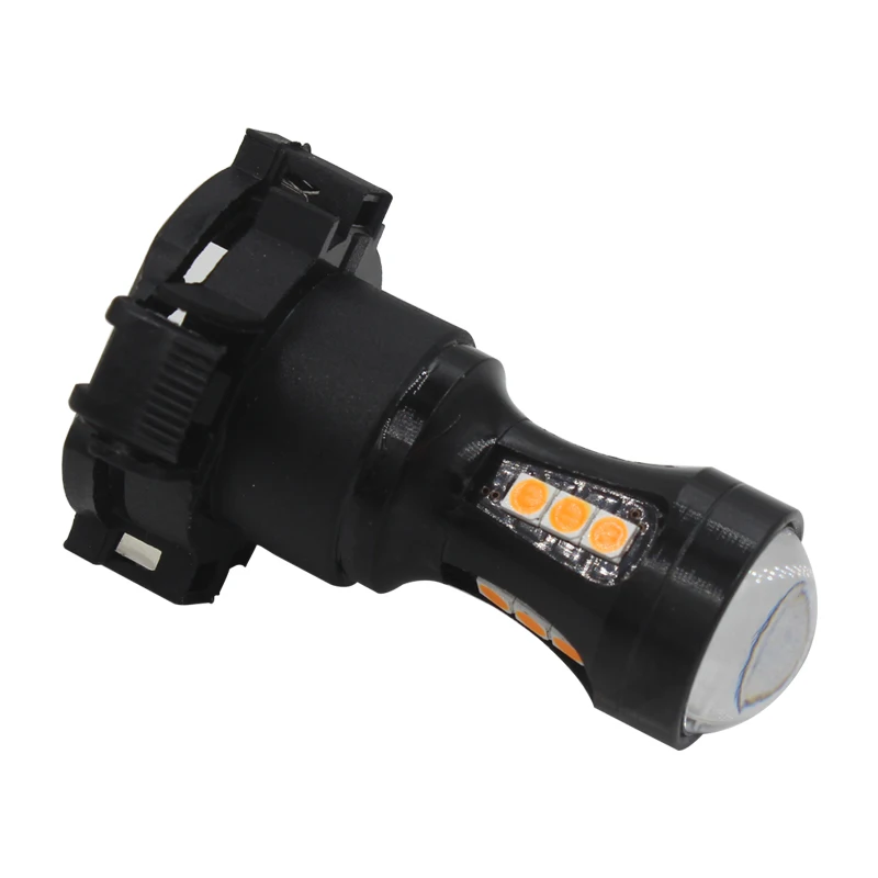 Нет ошибок Янтарный PY24W 5200s светодиодный лампы для Audi A4 B8 Q5 BMW X3 E90 E92 E83 E70 F10 F11 F07 Mercedes