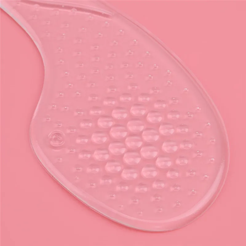 1 пара прозрачная Нескользящая амортизирующая стелька на высоком каблуке