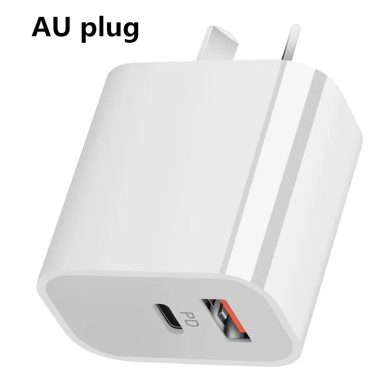 Фото Быстрая зарядка PD AU UK US EU для iPhone 11pro max USB Type C адаптер питания путешествий Европа Быстрая зарядка PD AU UK US EU для iPhone 11pro max USB Type C адаптер питания путешествий Европа