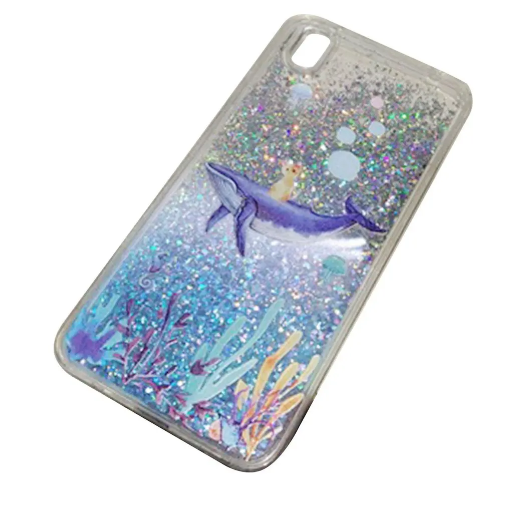 Креативный Блестящий зыбучий песок чехол для телефона защита от падения Чехол
