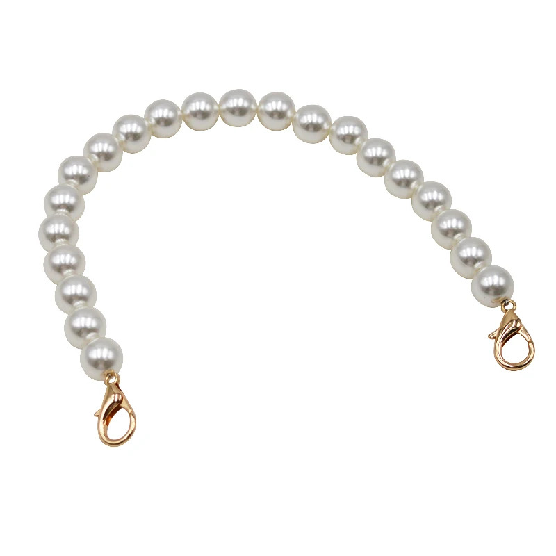 10 шт./лот женские короткие ремни для сумок с жемчугом и бусинами 22 см 30 короткий