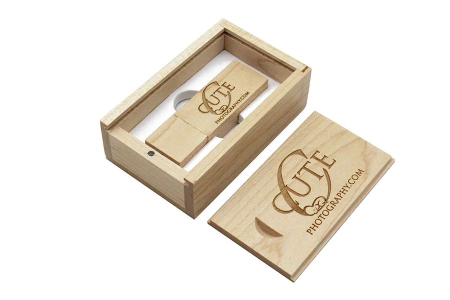 Текстовый я клен деревянный+ коробка логотип usb флэш-накопитель 4 ГБ 8 ГБ 16 ГБ 32 ГБ 64 ГБ usb 2,0 фотография подарок U диск