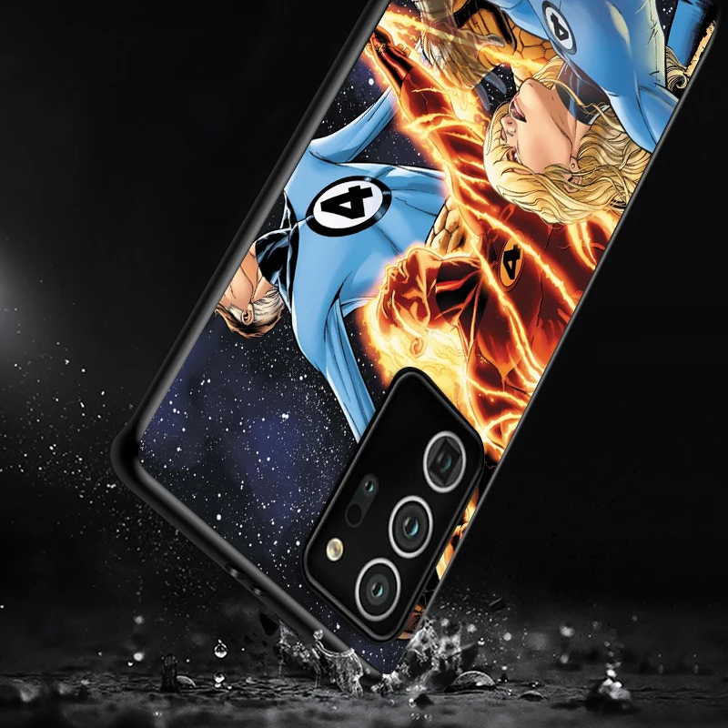 

Marvel Fantastic Four Shockproof Cover for Samsung Galaxy S21 S20 FE Ultra Lite S10 5G S10E S9 S8 Plus Black Phone Case