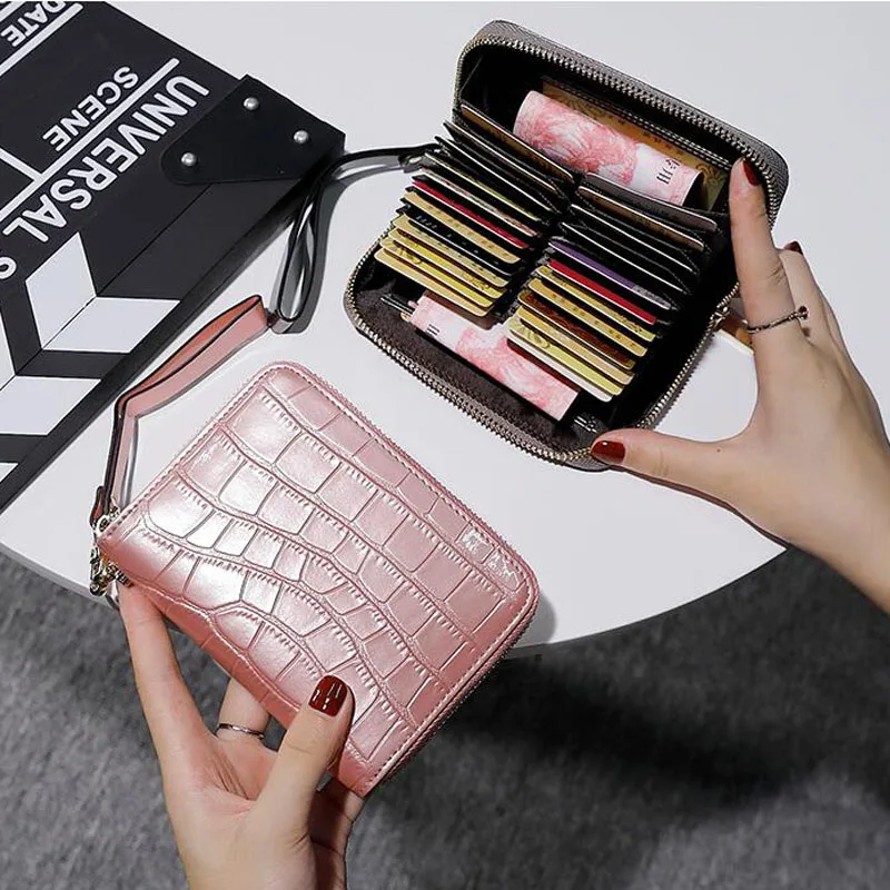 Сан Мари RFID большой карты пакета 24 отделами для карт Ремешок ID Бизнес кредитных