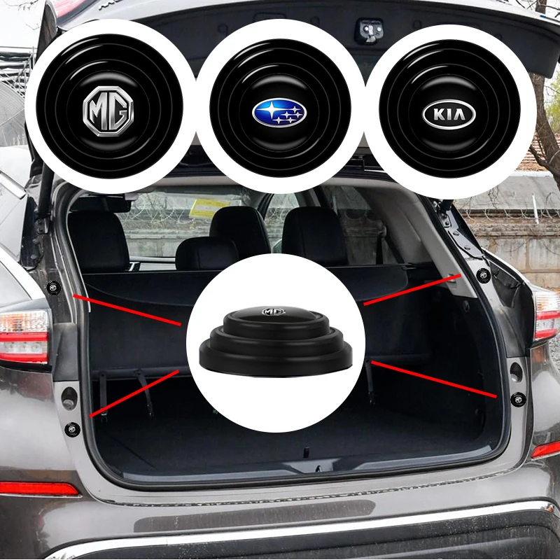 

4/8Pcs Car Door Trunk Shockproof Protection Pad Sticker Accessories For Toyota Honda Suzuki Mazda KIA Ford Nissan Subaru Citroen