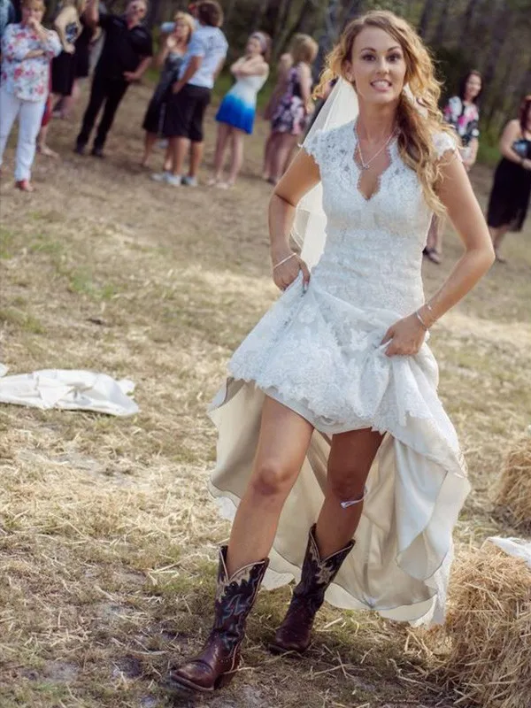 Оболочка/колонна v-образным Вырезом С Короткими Рукавами Аппликация суд Поезд