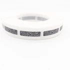 1000 шт. 5x20 мм ручной Сотрите наклейки этикетки Зебра ленты в рулонах код покрывающая пленка игра на свадьбу