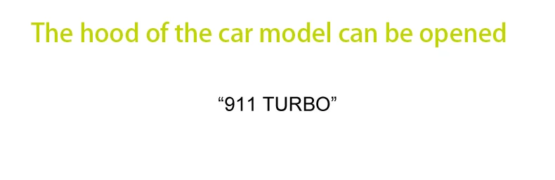 WELLY 1:24 Масштаб 911 Turbo3.0 спортивный автомобиль игрушечный автомобиль модель имитация сплава Модель автомобиля коллекция украшений