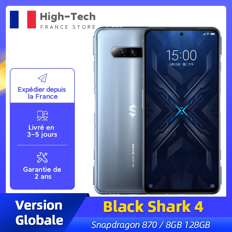 Смартфон Black Shark 4 8 ГБ 128 870 Snapdragon 144 3 1 Гц частота обновления E4 AMOLED экран регулировка