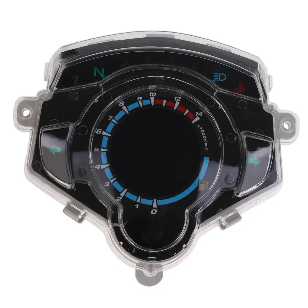 

12V Motorcycle Motorbike LCD Digital Speedometer with 7-Color Backlight