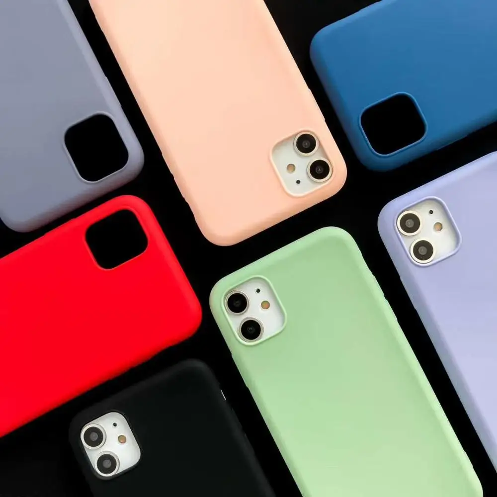 Цветные Чехлы Macron для iPhone 11 Pro X Xr Xs Max мягкий жидкий ТПУ резиновый чехол телефона 6