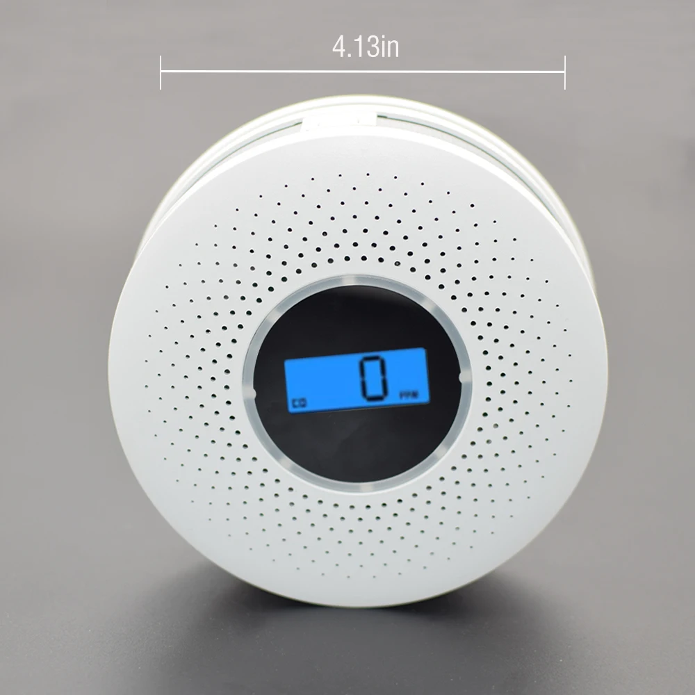 

Tuya WIFI Carbon Monoxide Smoke Detector CO Gas Fire Alarm 2 in 1 Sensor Home Security Protection Battery Not Included 2021