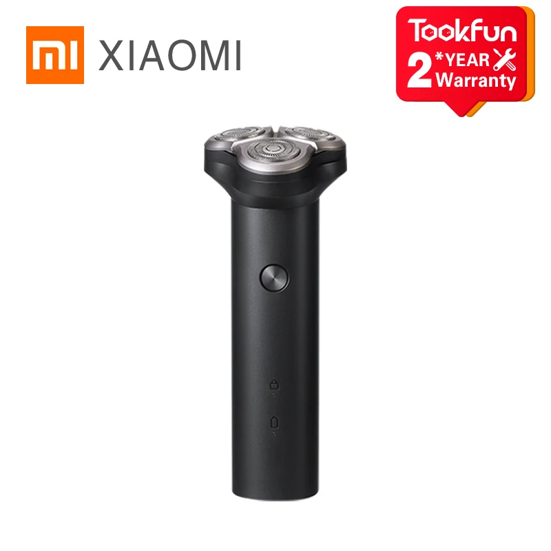 2021 XIAOMI MIJIA электрическая бритва S300 портативная Гибкая 3 головки бритья IPX7