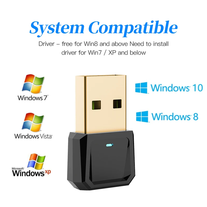2020 Новый USB Bluetooth 5 0 адаптер приемник ключ для ПК ноутбука клавиатуры BT