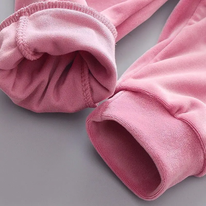 Комплект одежды для маленьких девочек Свитер Однотонный свитер с капюшоном и