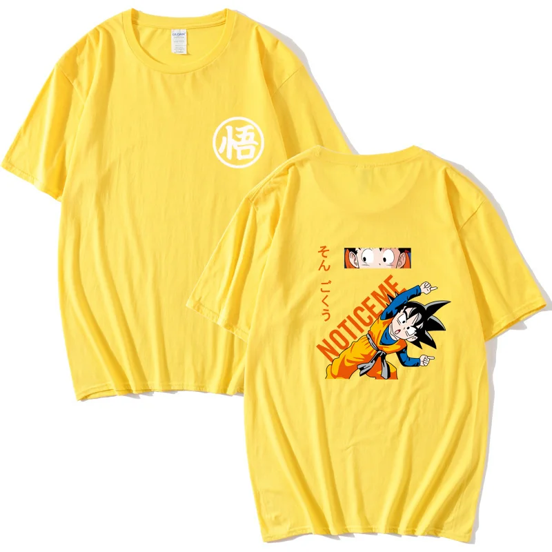 

2021 New Summer top Goku Costume Men's Tshirt Japan Anime Male Super Z Beerus Orange T-Shirt Men Cotton Clothing Top Tees