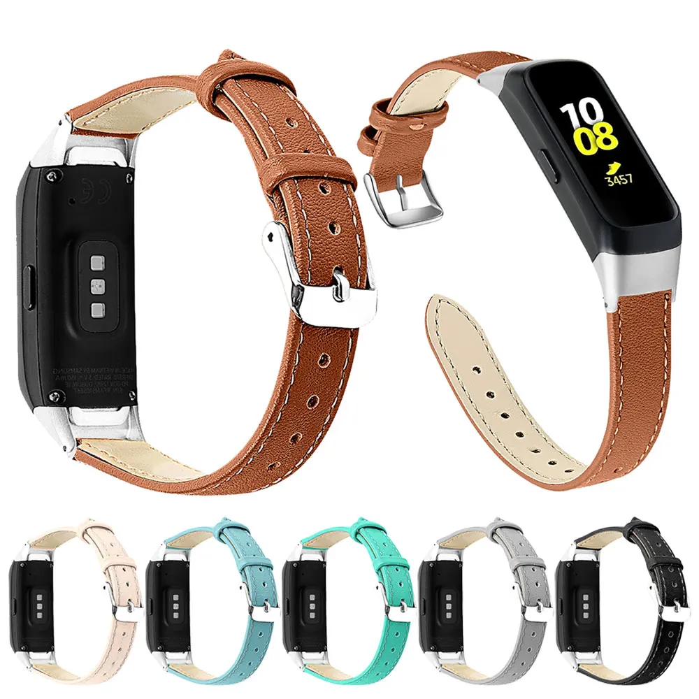 Сменный ремешок для часов для samsung Galaxy Fit SM-R370 ремень высокого качества из искусственной кожи браслет на запястье ремешок спортивные часы ремешок