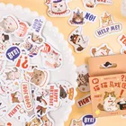 Mohamm 1 коробка стикер мультфильм милый ручной счет DIY Скрапбукинг Канцелярские Школьные принадлежности