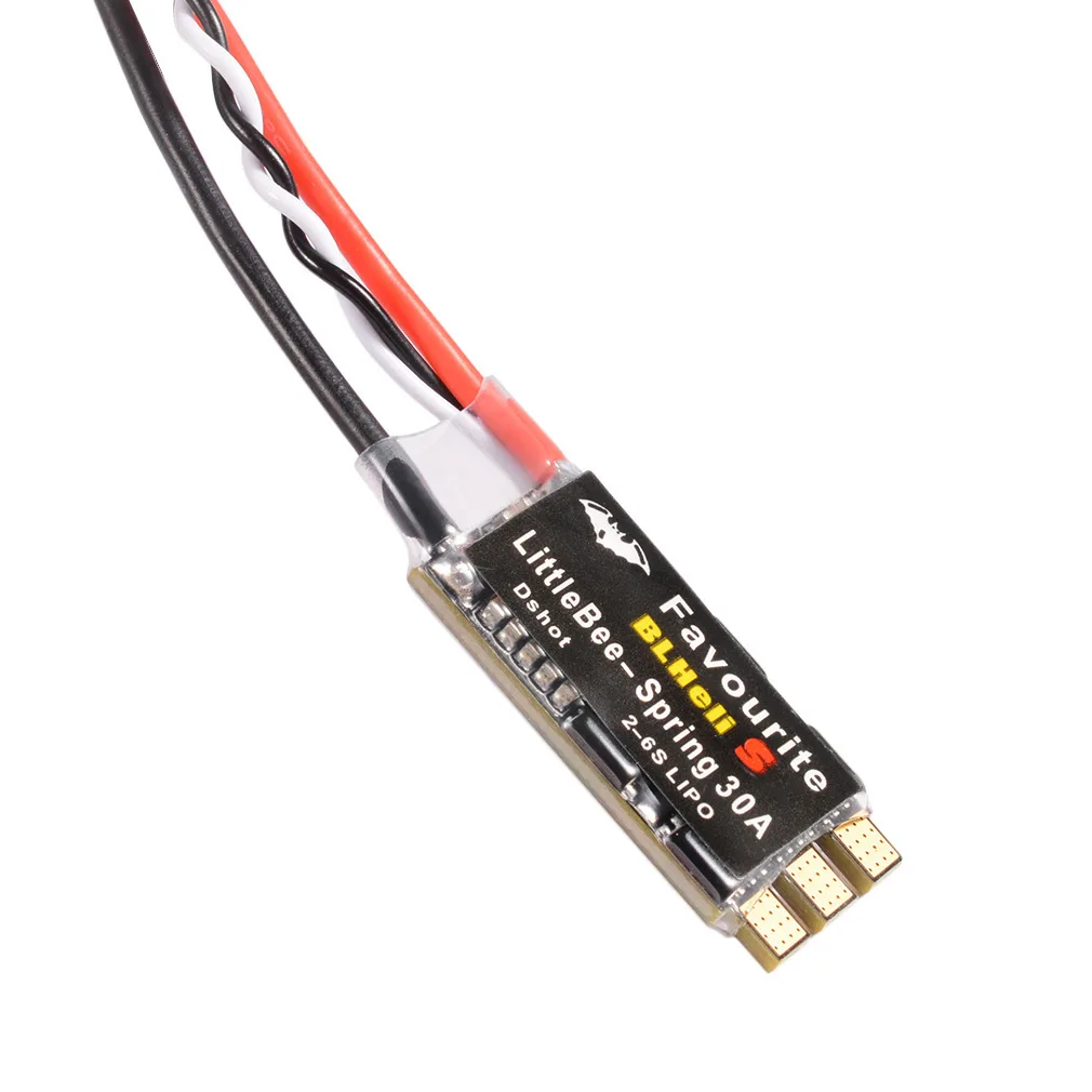Любимый FVT LITTLEBEE SPRING BLHELIS 30A 2 6S ESC DSHOT для радиоуправляемых FPV гоночных беспилотных