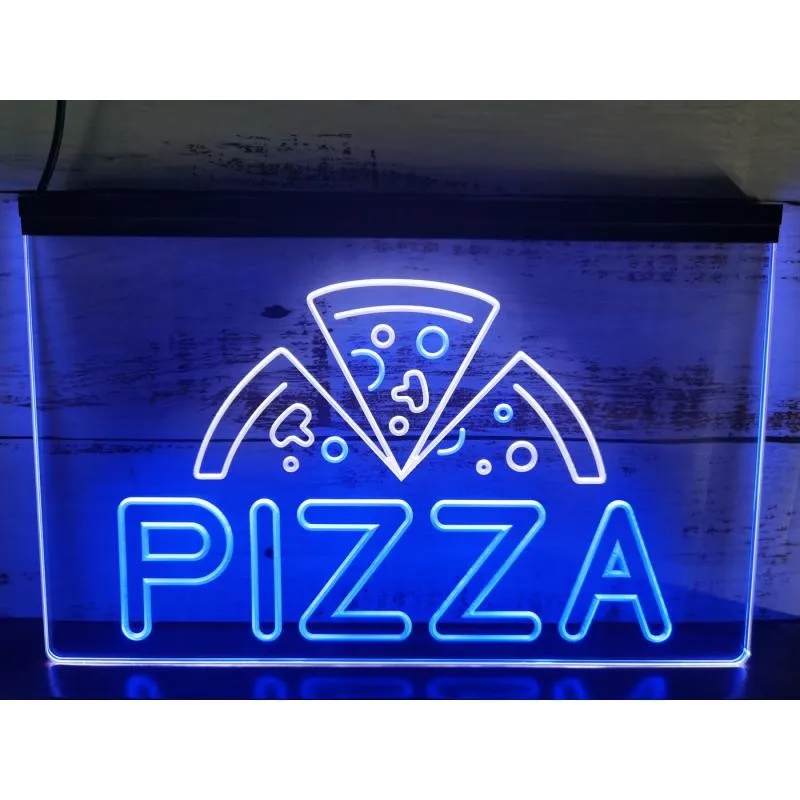 

SS167 Pizza Shop Open Dual Color LED Neon Sign