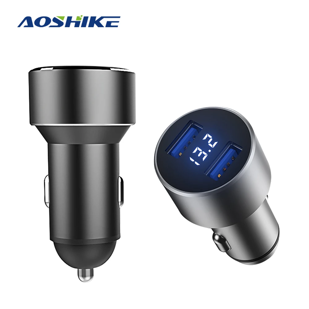 AOSHIKE 2.4A мини USB Автомобильное зарядное устройство для мобильного телефона