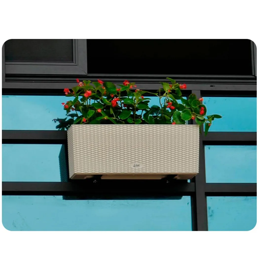 

1pair Balcony Plant Flower Pot Wrought Iron Hooks Holder Wall-Mounted Hanging Basket Storage Heavy Duty Trough Planter Garden