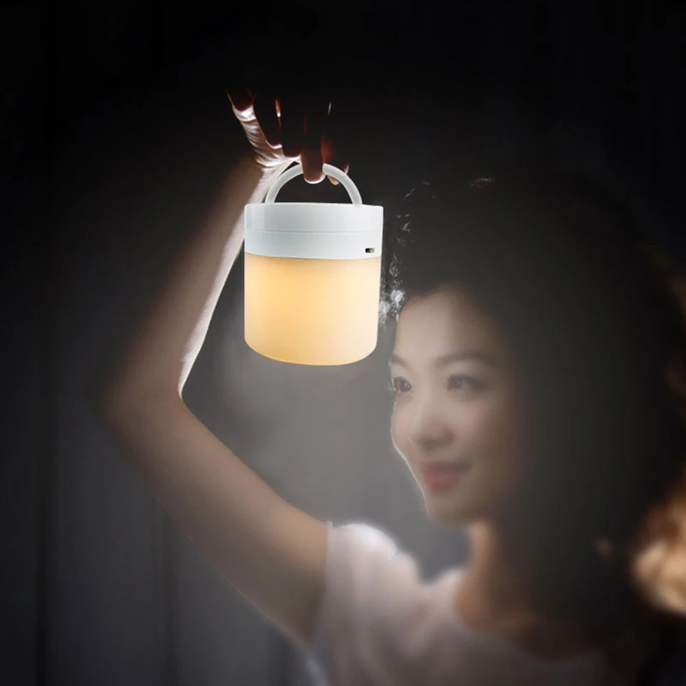 

6 Light Colors Mini Rechargeble Led Touch Night Light Innovative Small Nightlight Table Bedside Lamp Adjustable Night Lamp