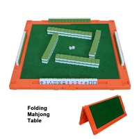 hot portable mini chinese mahjong set 2215mm travel mah jong bag map or table board game indoor entertainment table game p05