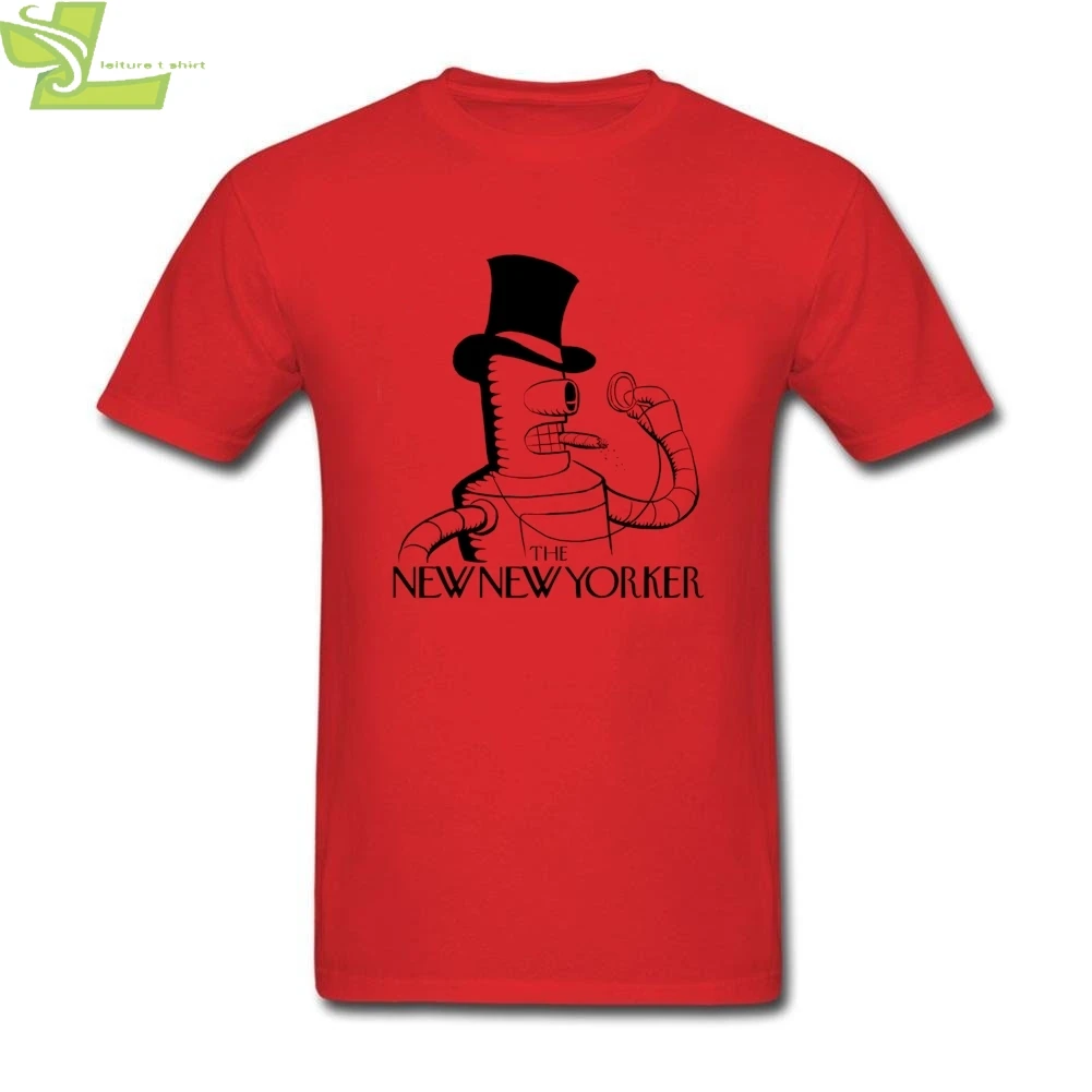 The New Yorker Tees Men's Crewneck Short Sleeve Tee Shirts Printed Cool | Мужская одежда