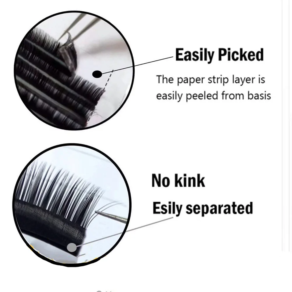 Премиальная черная ресниц наращивание Jet черные ресницы косметический мягкий
