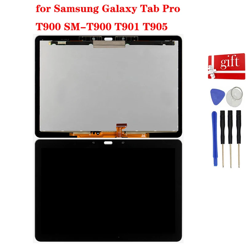 

12.2" For Samsung Galaxy Tab Pro T900 SM-T900 T901 T905 LCD Display Screen Matrix Panel Touch Screen Digitizer Sensor Assembly
