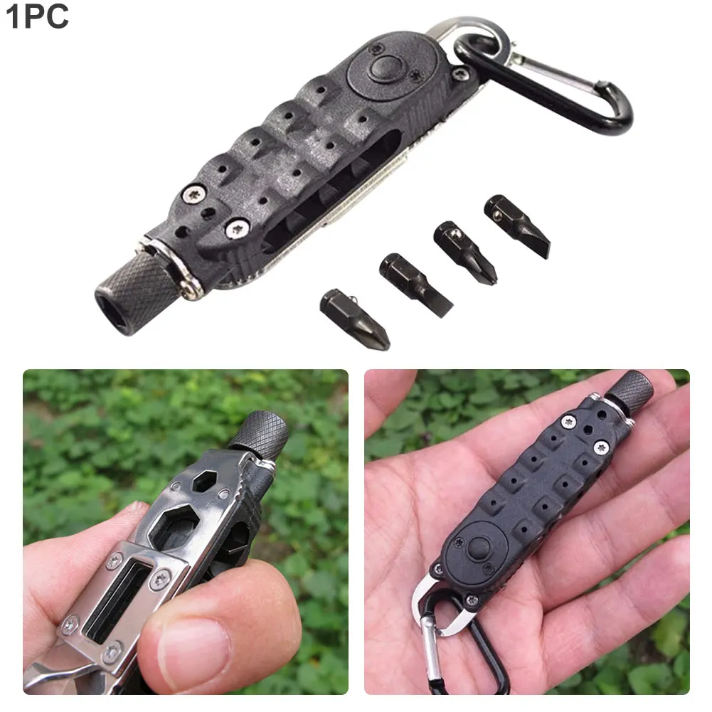 Multifunctional Screwdriver Camping Durable Mini Portable Rechargeable Survival LED Lighting Home Keychain Shape For Outdoor | Инструменты