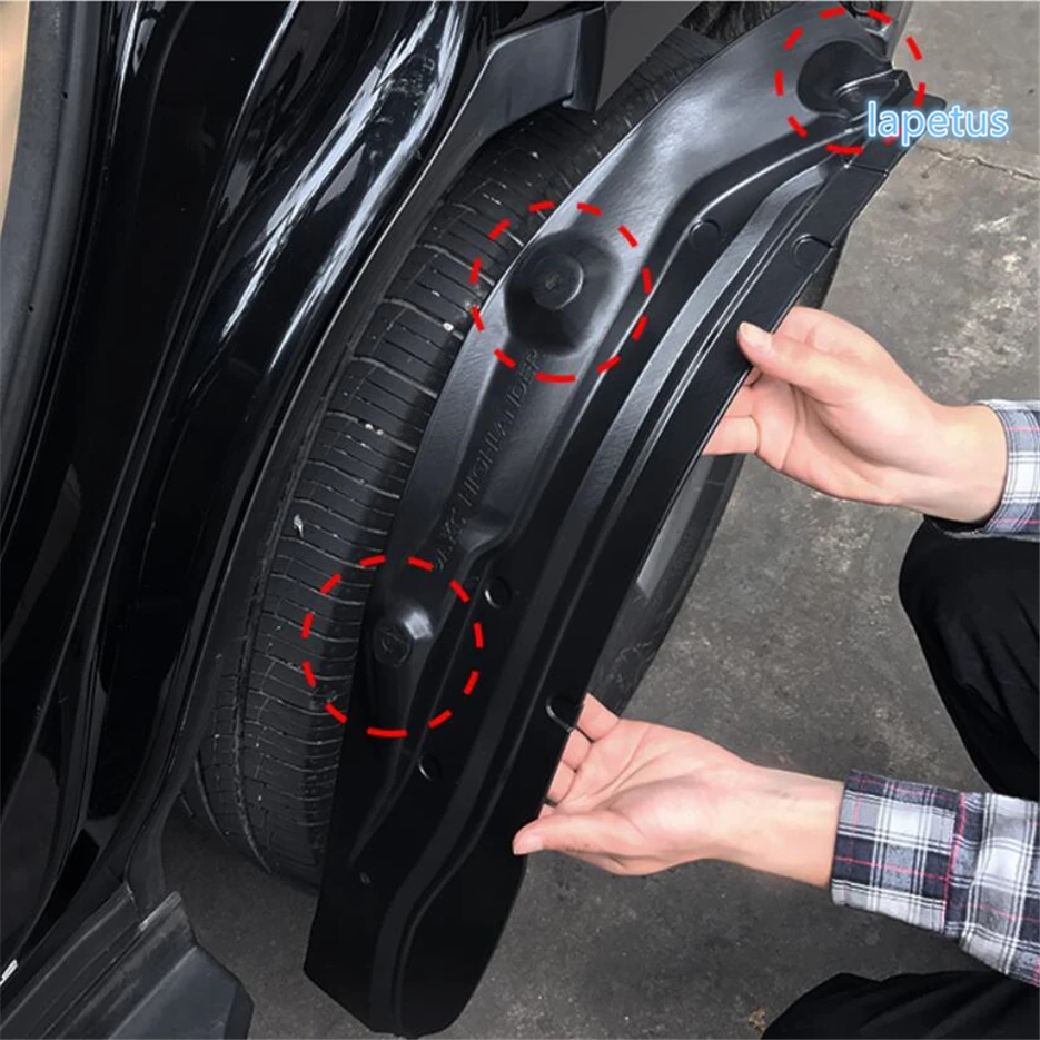 

Lapetus Rear Wheel Eyebrow Mudguards Mud Splash Flaps Muds Fender Cover Trim Fit For Toyota Highlander KLUGER 2017 2018 2019