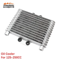 universal motorcycle engine oil cooler 13 row cooling radiator replacement for 125 250cc motorcycles dirt bikes pit bike