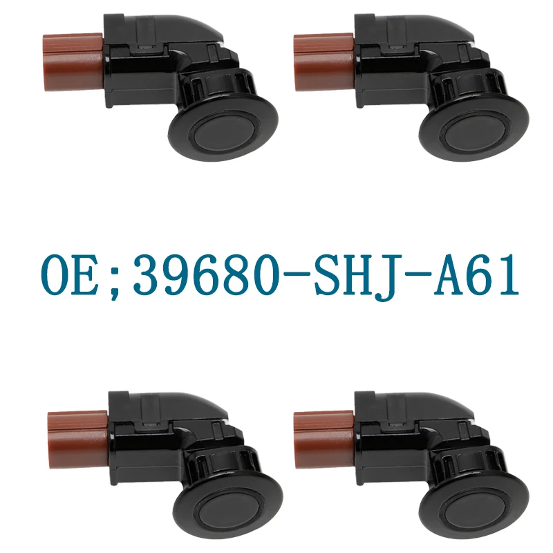 

4PCS New Black 39680SHJA61 39680-SHJ-A61 PDC Back Up Parking Sensors Fit for Honda Odyssey 3.5L 2005-2009 CRV 2.4L 2004-2013