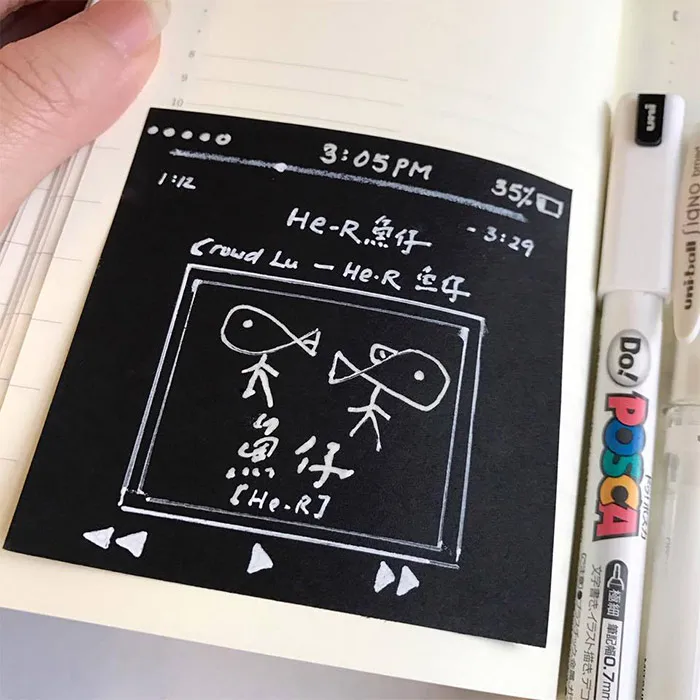 2 шт. Uni Do! Posca PC 1MD цветные ed маркеры для рисования игл художественные 24 цвета на