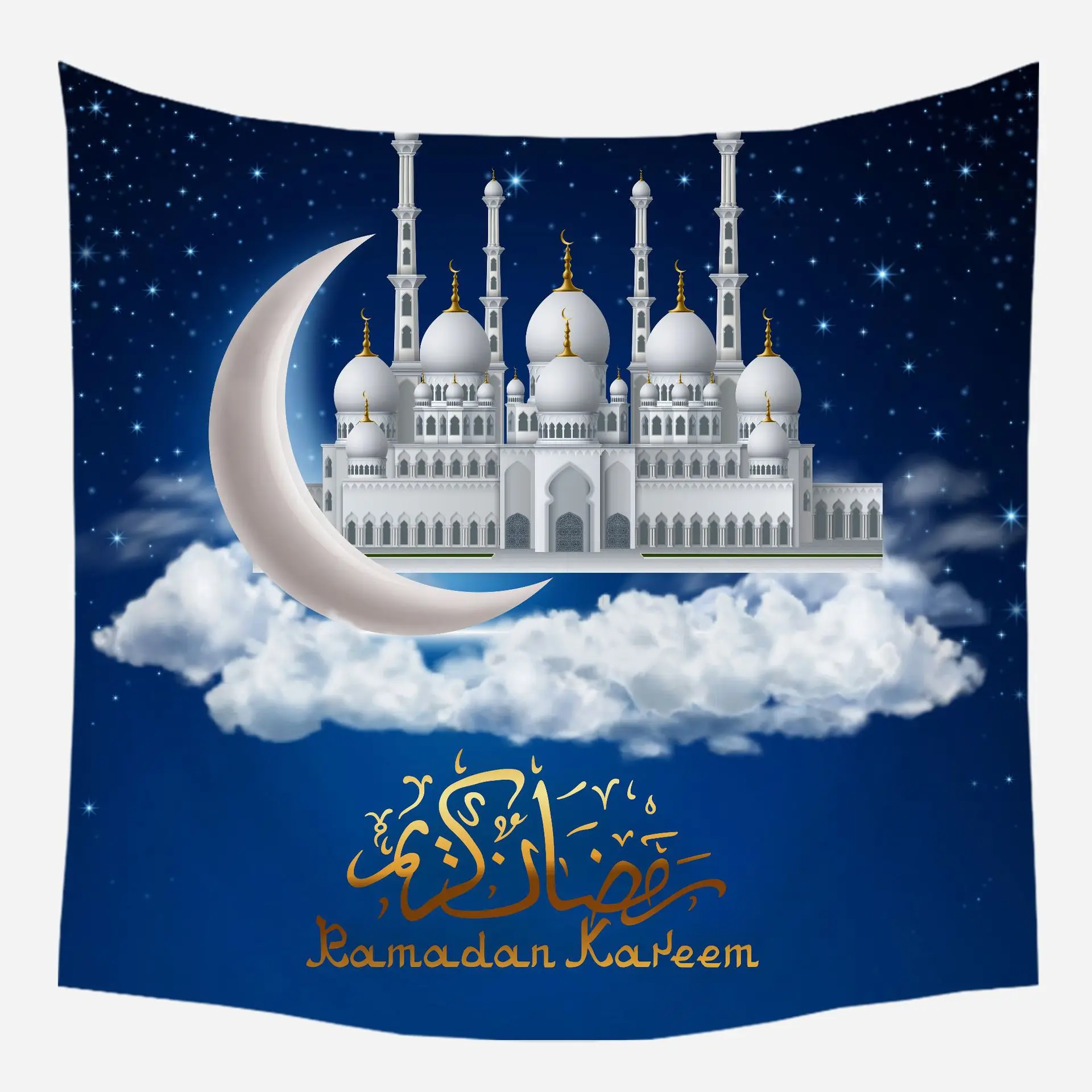 ИД украшение Мубарак гобелены мусульманские украшения на Рамадан для дома