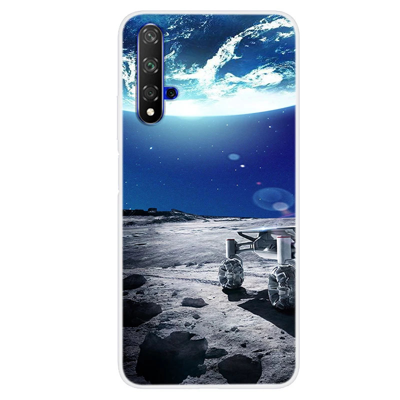 Slim Silicone Phone Cases For Huawei Honor 20 Pro 6A 6C 8 9 Lite 10 View 30 Starry Print Soft Cover |